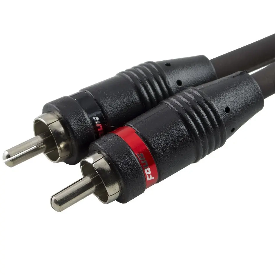 RCA-Kabel Basic 1,0 m - Auto-HiFi-Kabelbäume und Sicherungszubehör - 6430042126118 - 1