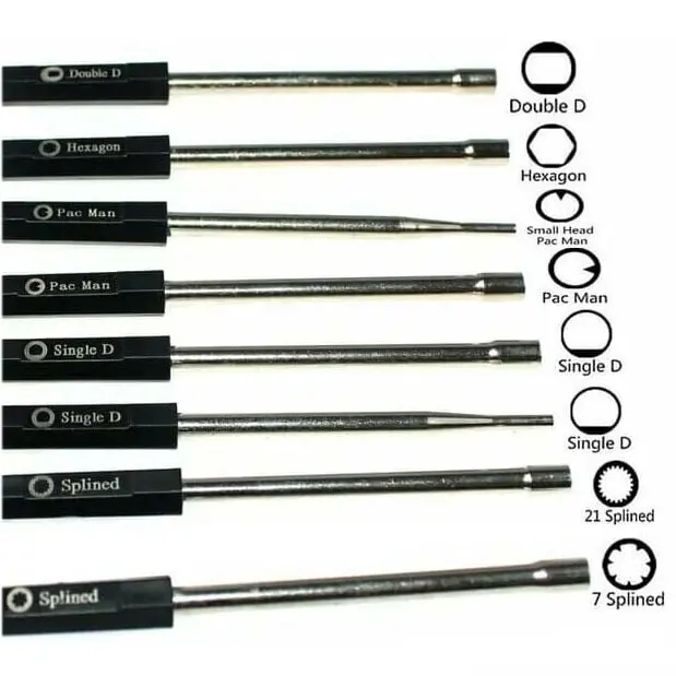 Vergasereinstellwerkzeug-Satz 8-teilig 15 cm - Rasenmähervergaser, Kraftstoff - 6430074697136 - 1