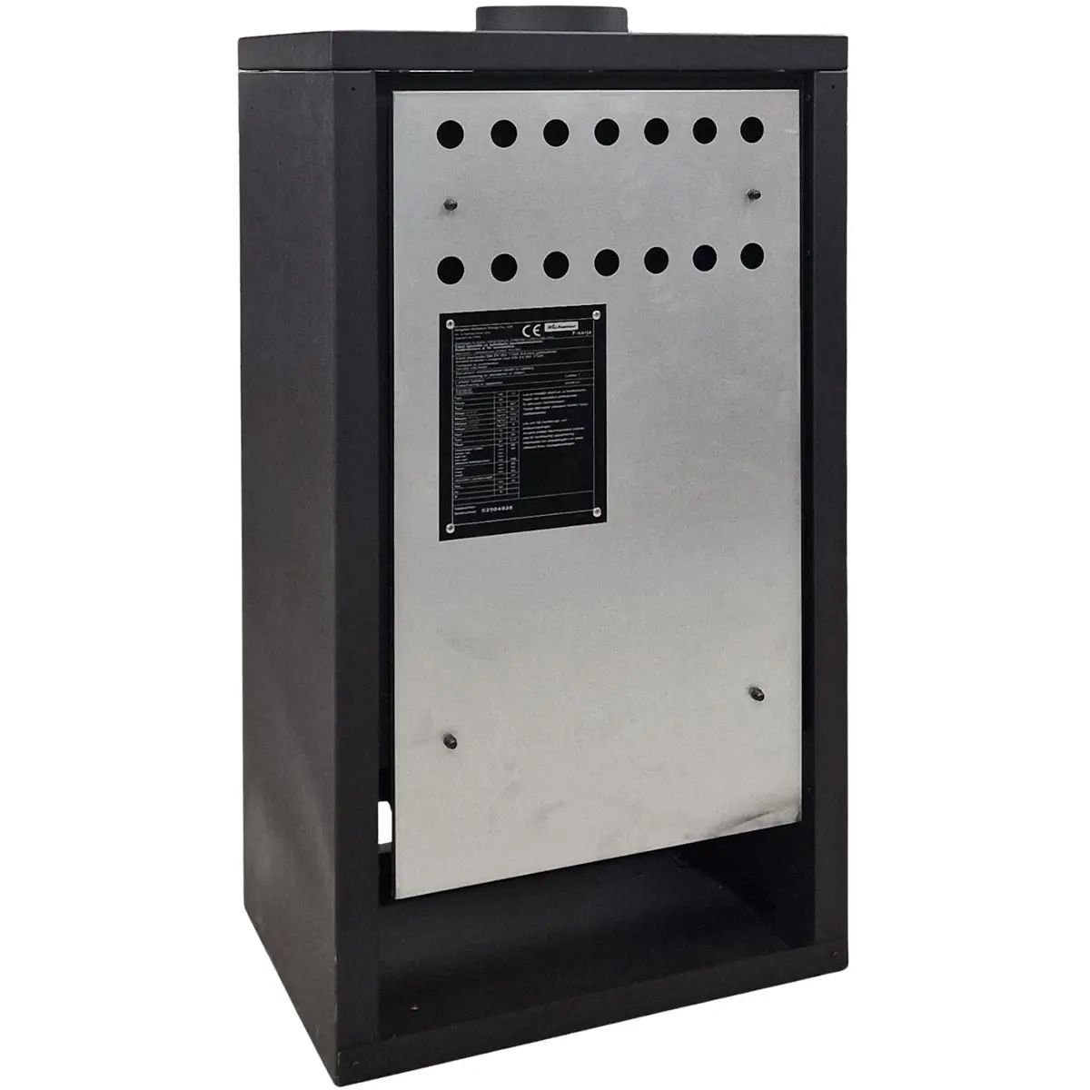 Eckkamin Lundberg Neri 90 6kW - Kamine und Kaminventilatoren - 6438168117461 - 6