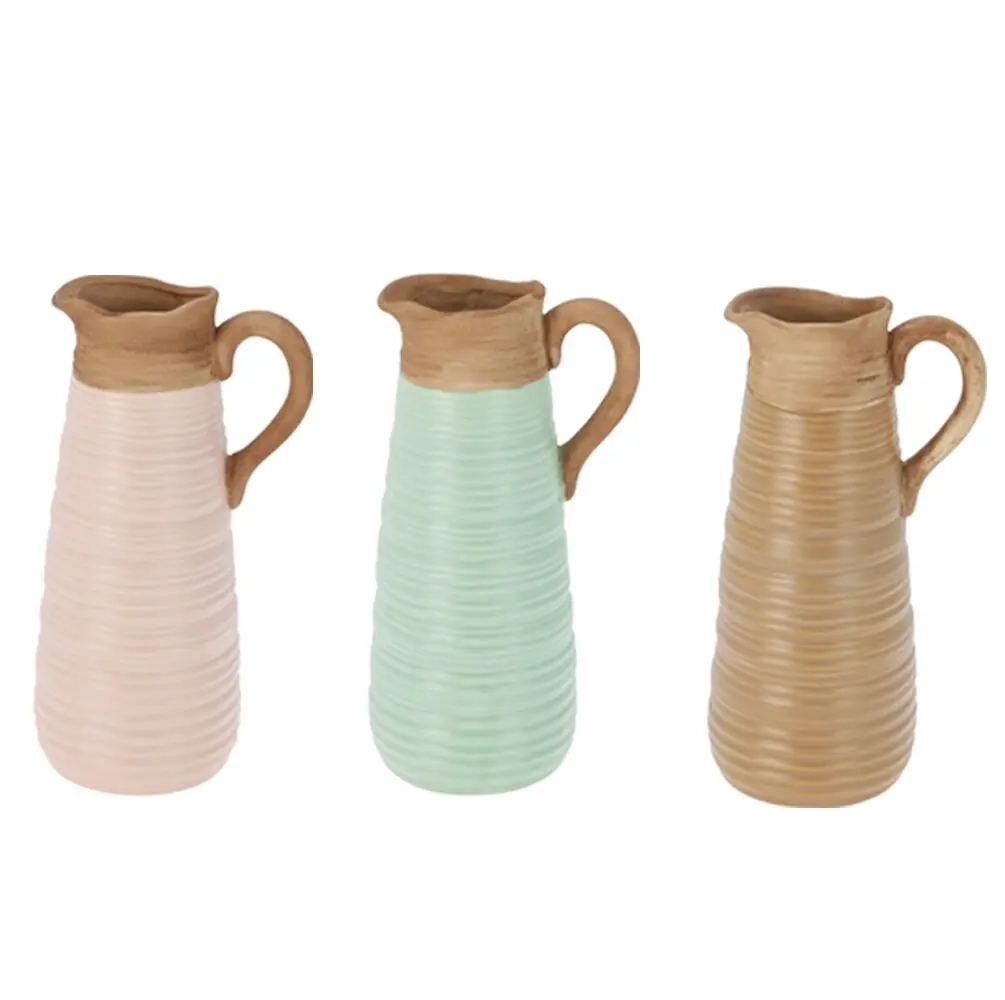 Keramikvase sortiment - Vasen und Tabletts - 8721037308953 - 1