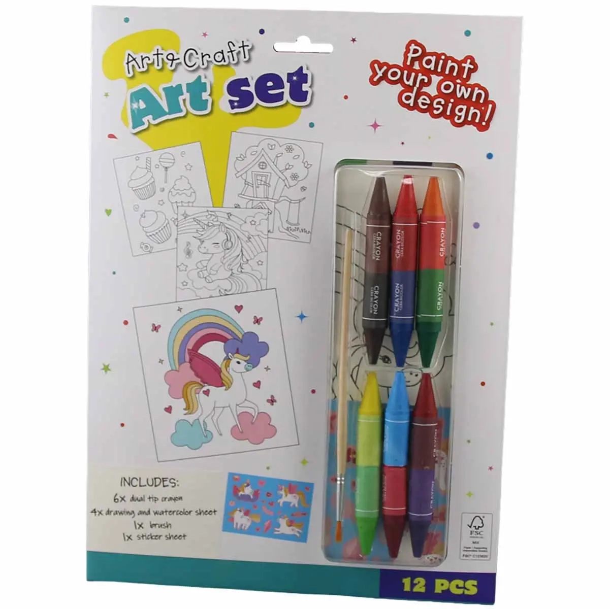 Malset Paint by Numbers Sortiment - Filzstifte, Stifte und Zirkel - 8721037849098 - 2