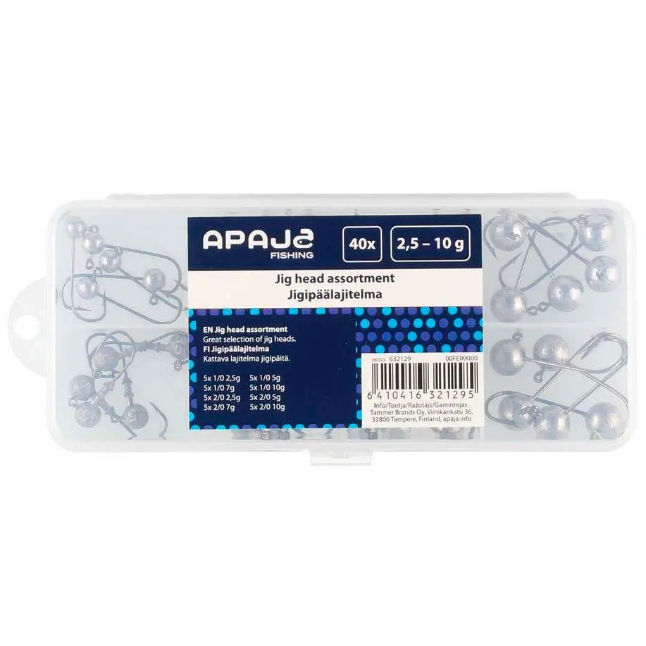 Jig-Set 2,5-10g 40 Stück - Jigs - 6410416321295 - 0