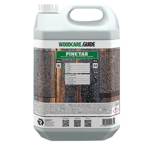 Teer 5L Kiefernteer WoodCare Guide - Teer, Terpentin und Holzöle für Boote - 6418091101812 - 0