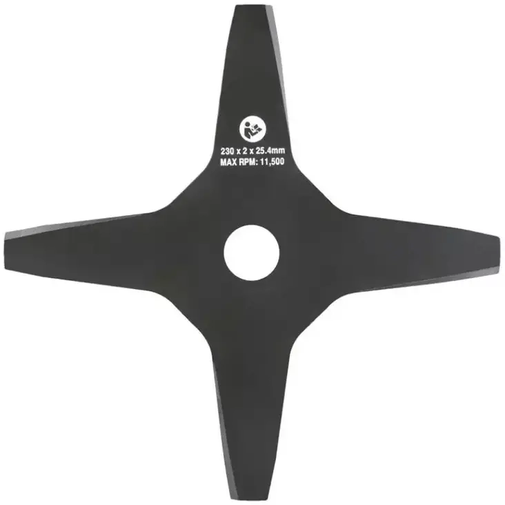 Freischneider-Messer 4-Zahn 25,4/20mm für Welle - Motorsensenmesser - 6438168117973 - 0