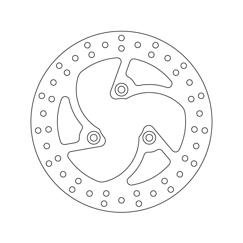 Brembo Serie Or Motorrad-Bremsscheibe - Motorrad-Bremsscheiben - 68B40758 - 0