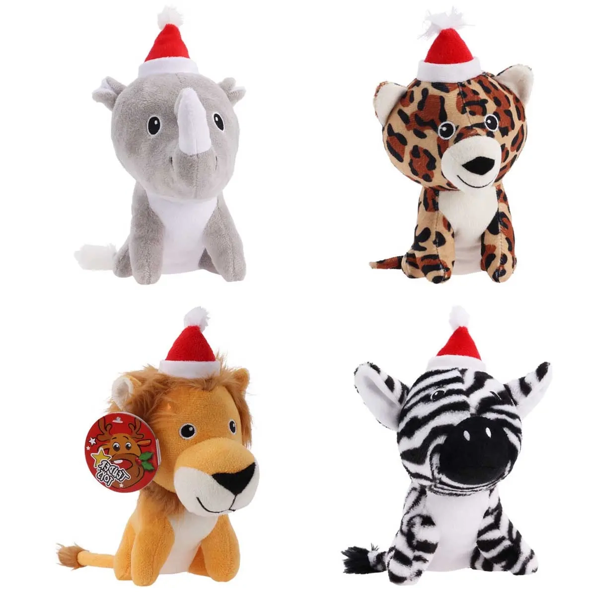 Plüschtier Savanne Xmas 20 cm Sortiment - Puppen, Plüschtiere und Spielfiguren - 8721037494809 - 0